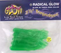 43507 LIME GREEN GLOW 3.5" Radical Glow Torpedoes